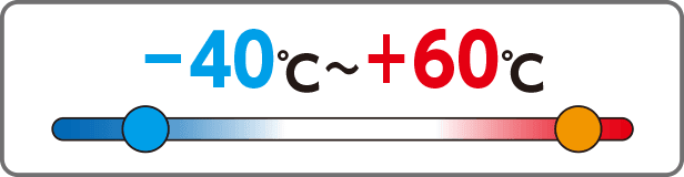 −40°C~+60°C
